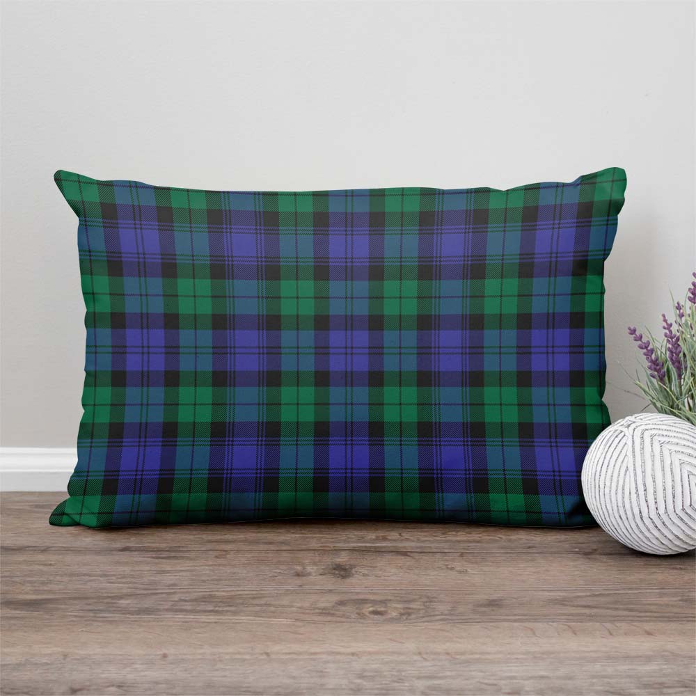 Black Watch Modern Tartan Pillow Cover Rectangle Pillow Cover - Tartanvibesclothing