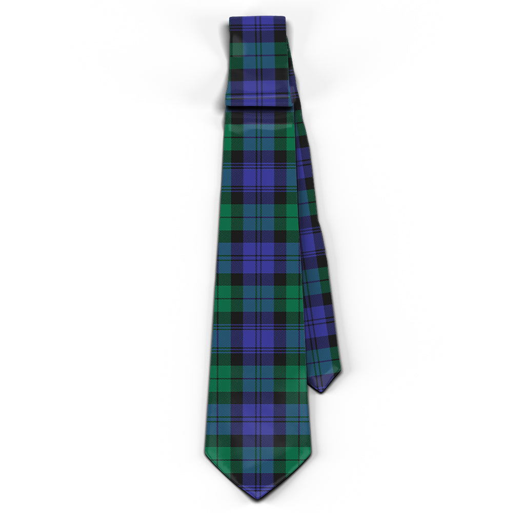 Black Watch Modern Tartan Classic Necktie - Tartanvibesclothing