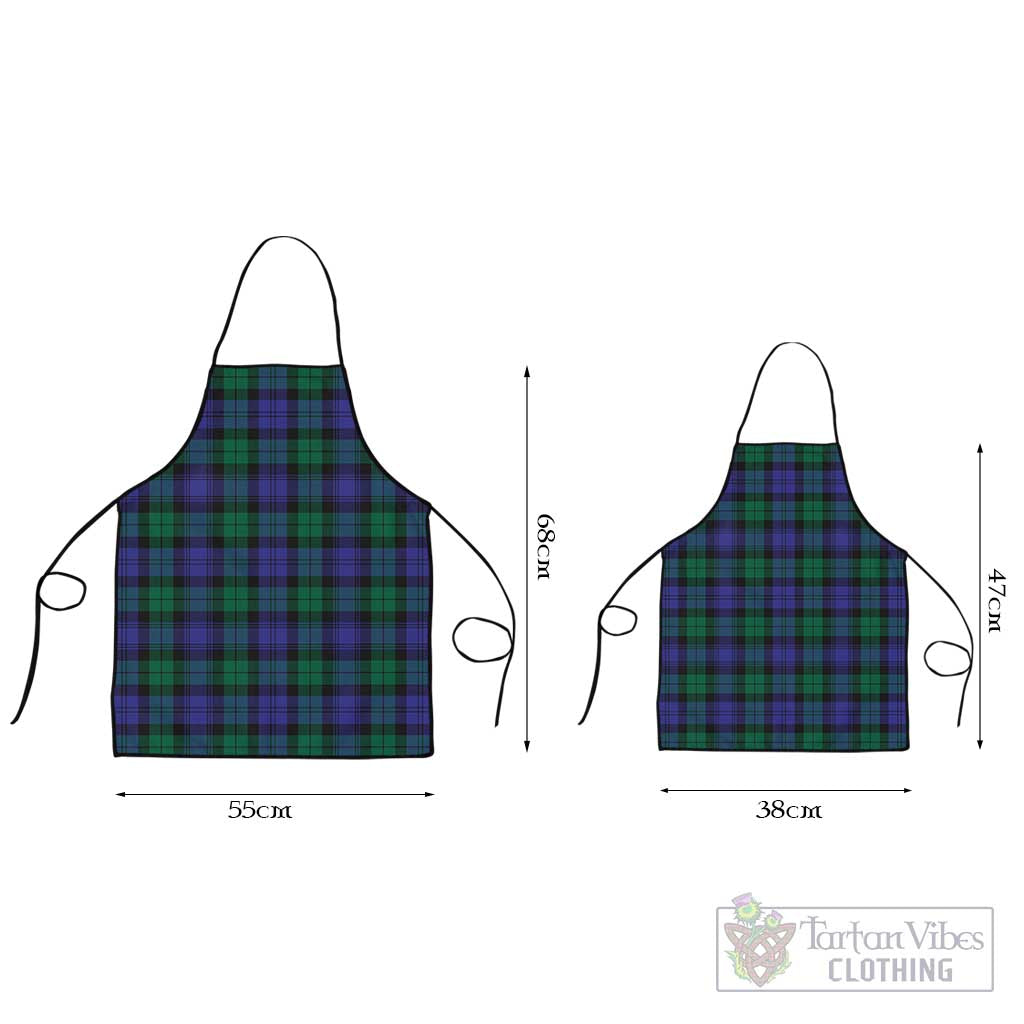 Black Watch Modern Tartan Apron Black L 55x68 cm - Tartan Vibes Clothing