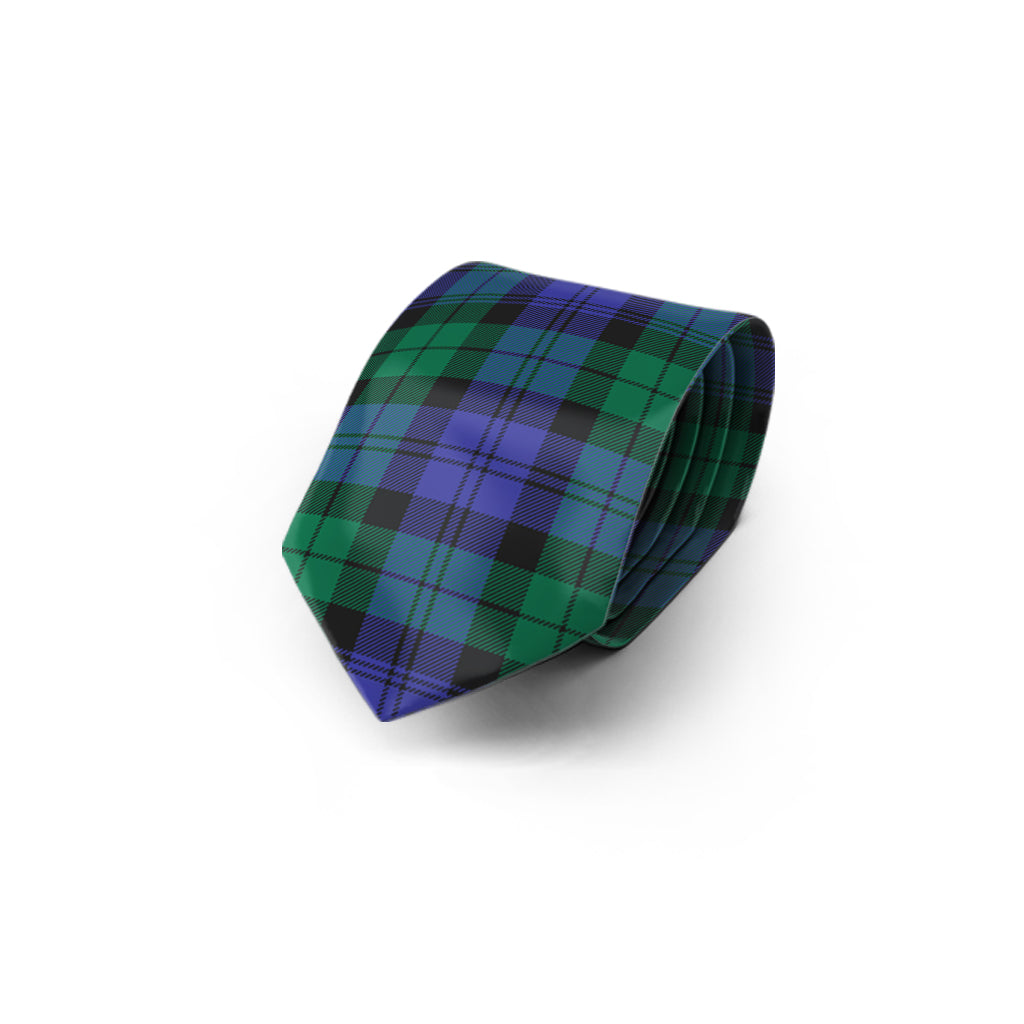 Black Watch Modern Tartan Classic Necktie - Tartanvibesclothing