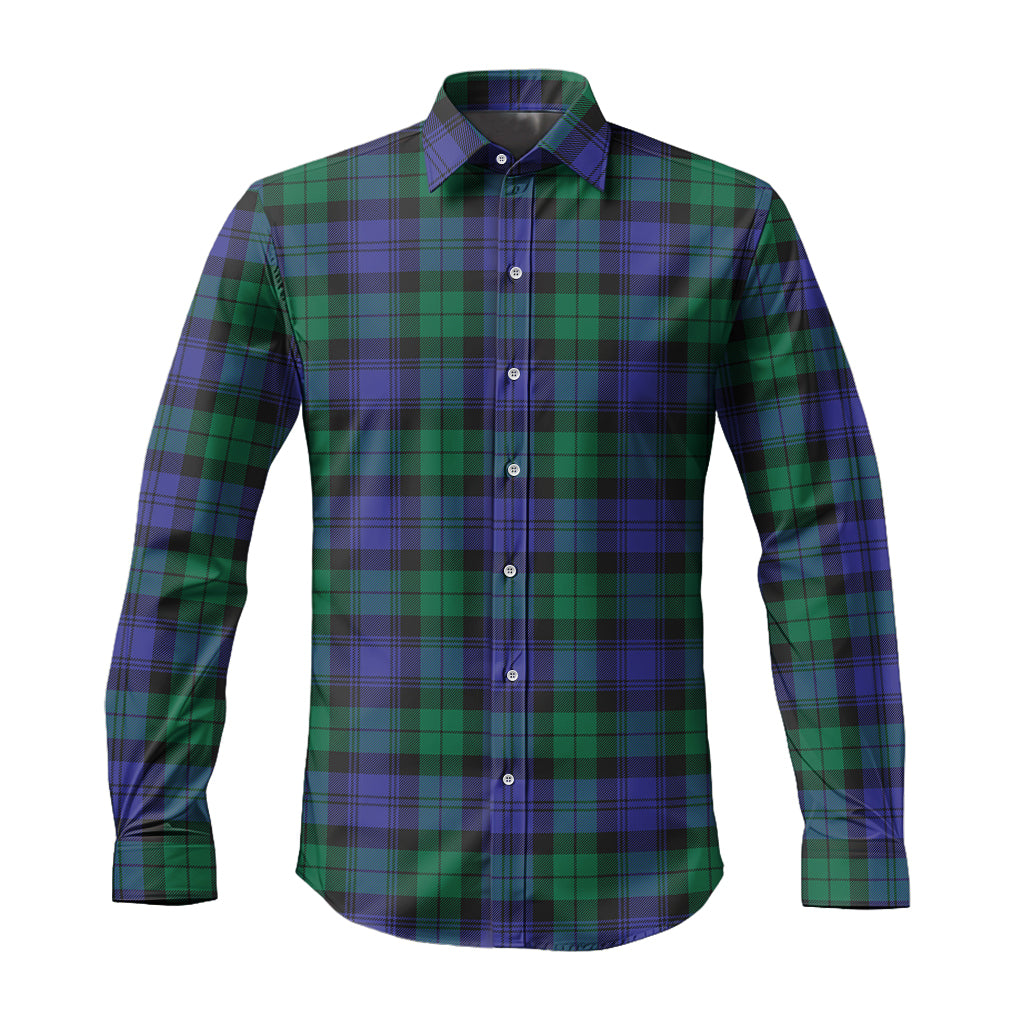 Black Watch Modern Tartan Long Sleeve Button Up Shirt - Tartanvibesclothing