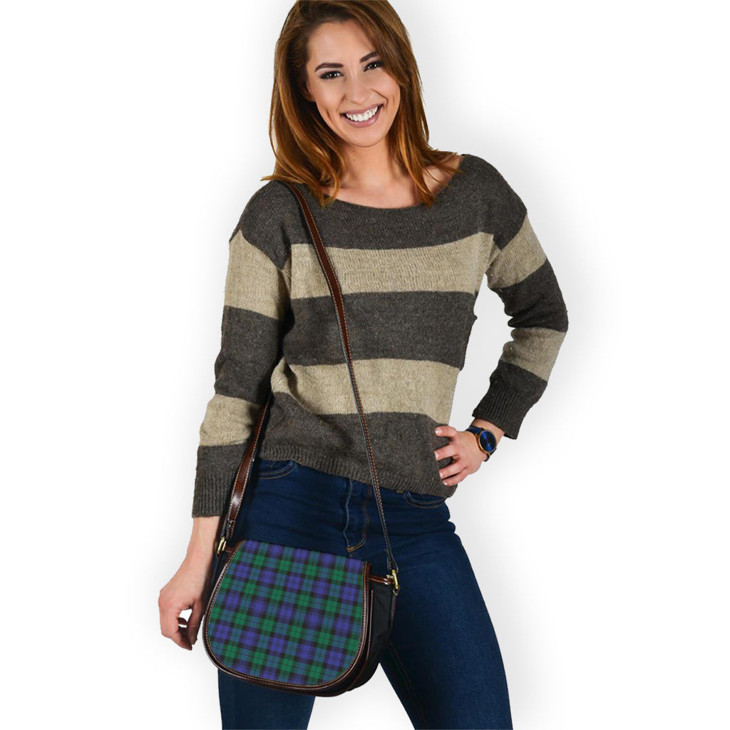 Black Watch Modern Tartan Saddle Bag - Tartan Vibes Clothing