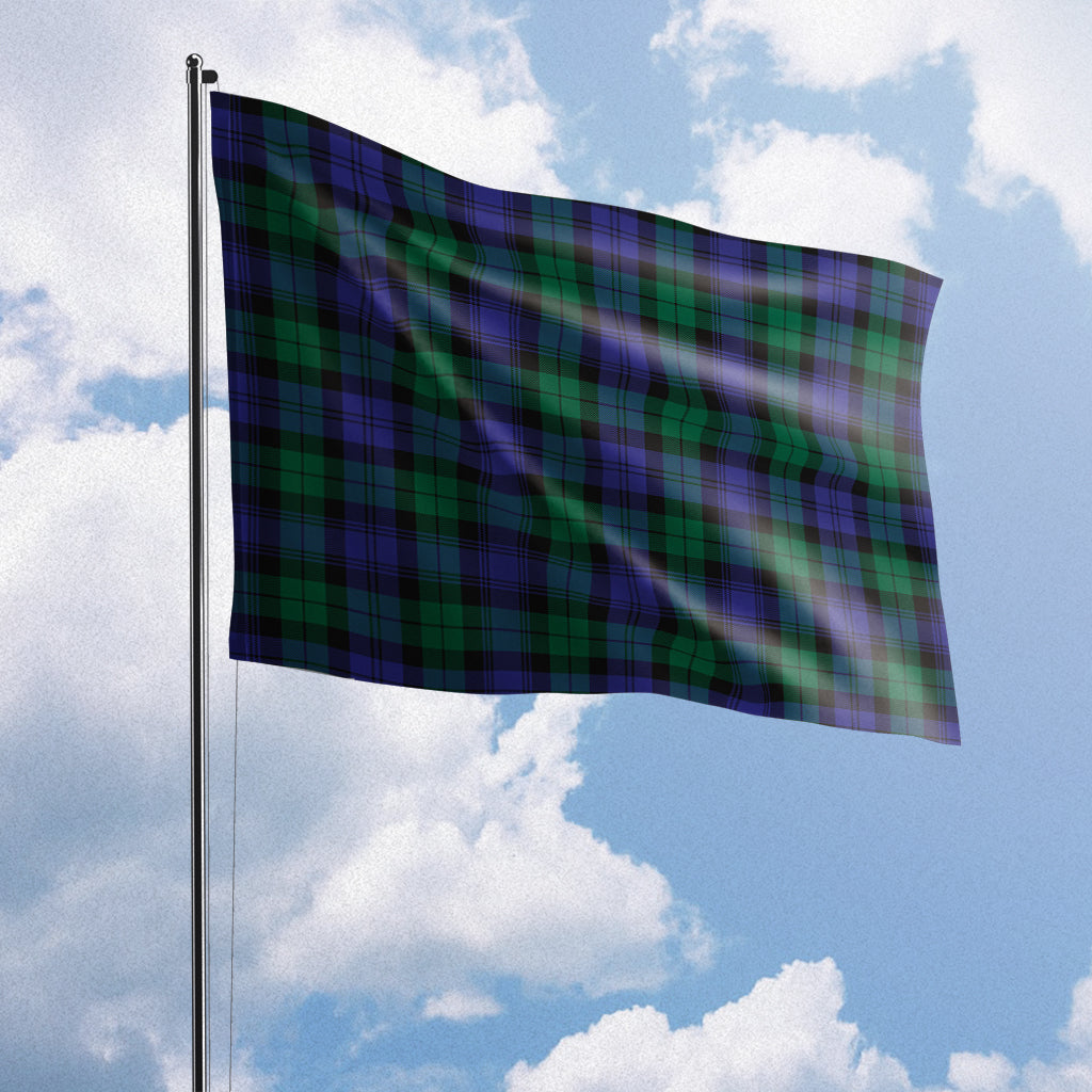 Black Watch Modern Tartan Flag House Flag (Horizontal) - Tartan Vibes Clothing