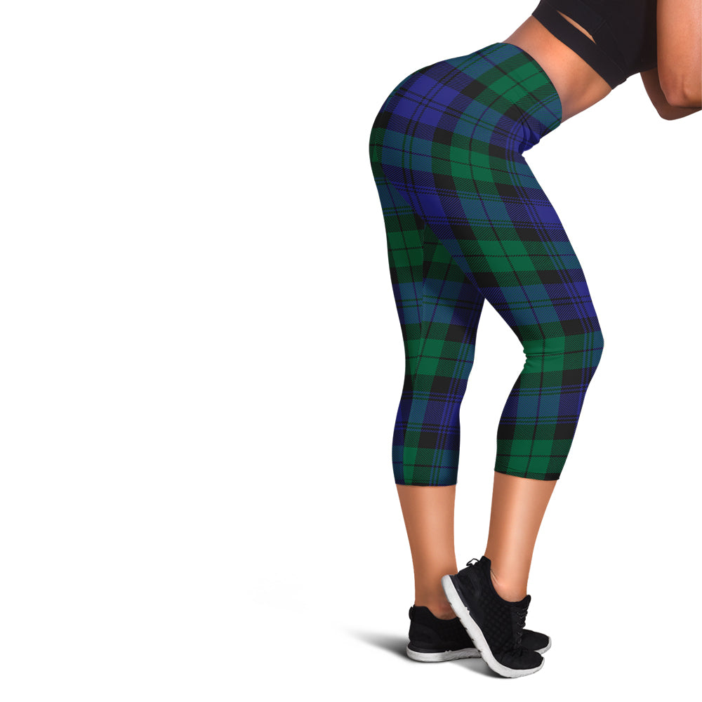 Black Watch Modern Tartan Womens Leggings - Tartanvibesclothing