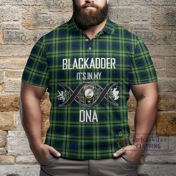 Blackadder Tartan Polo Shirt with Family Crest DNA In Me Style Kid - Tartan Vibes Clothing