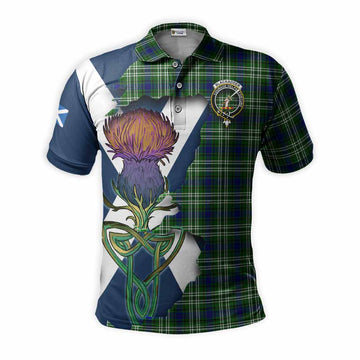 Blackadder Tartan Family Crest Polo Shirt Scottish Thistle Celtic Inspired Kid - Tartan Vibes Clothing