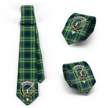 Blackadder Tartan Classic Necktie with Family Crest Necktie One Size - Tartan Vibes Clothing