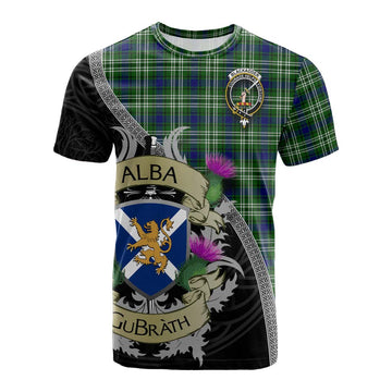 Blackadder Tartan Family Crest Cotton T-shirt Lion Rampant Royal Thistle Shield Celtic Inspired Kid's Shirt - Tartan Vibes Clothing