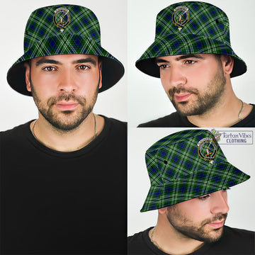 Blackadder Tartan Bucket Hat with Family Crest