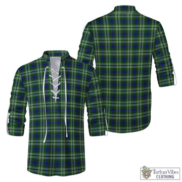 Blackadder Tartan Men's Scottish Traditional Jacobite Ghillie Kilt Shirt Men - Tartan Vibes Clothing