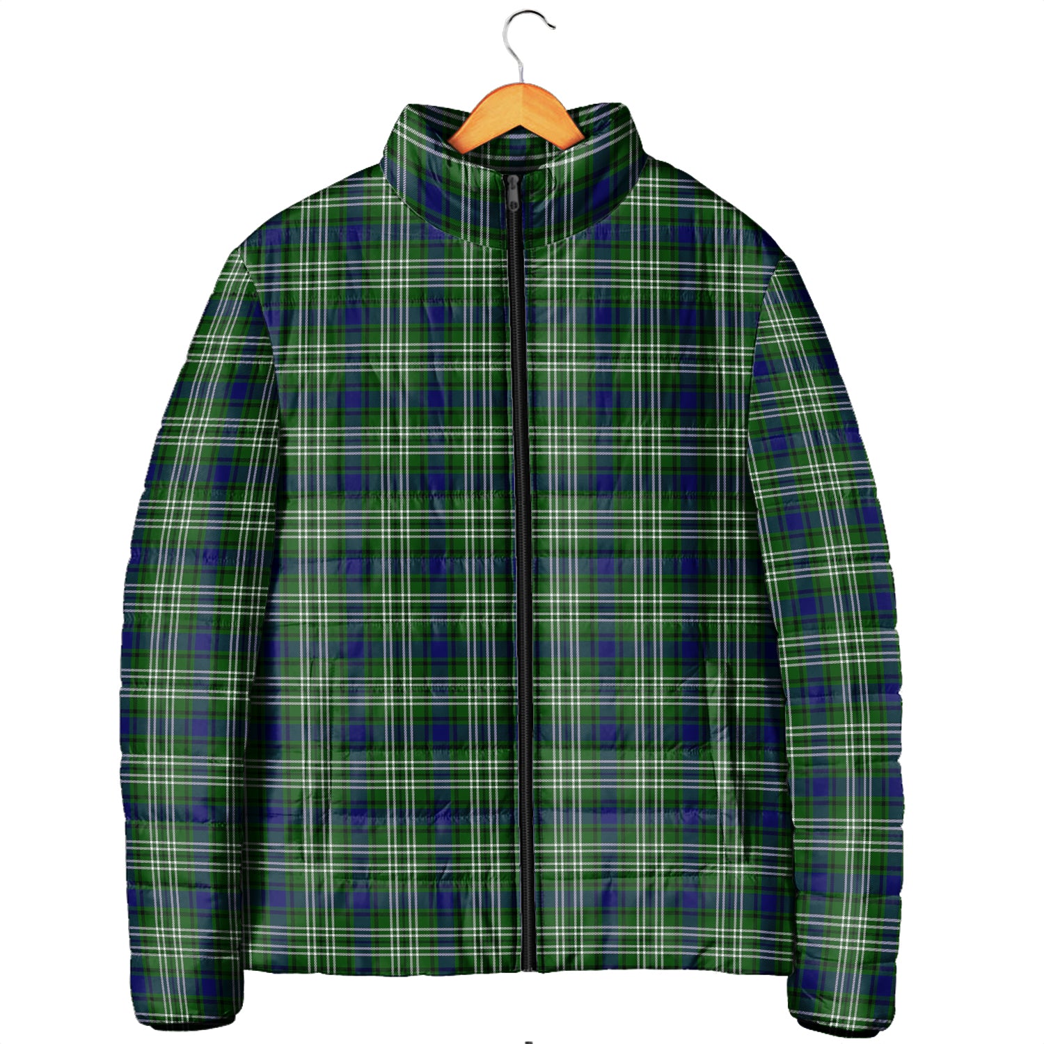 Blackadder Tartan Padded Jacket Men's Padded Jacket - Tartan Vibes Clothing