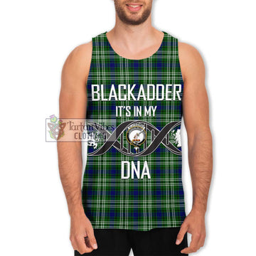 Blackadder Tartan Men's Tank Top with Family Crest DNA In Me Style Men - Tartan Vibes Clothing