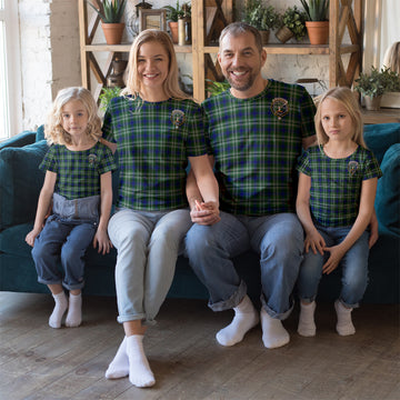 Blackadder Tartan T-Shirt with Family Crest