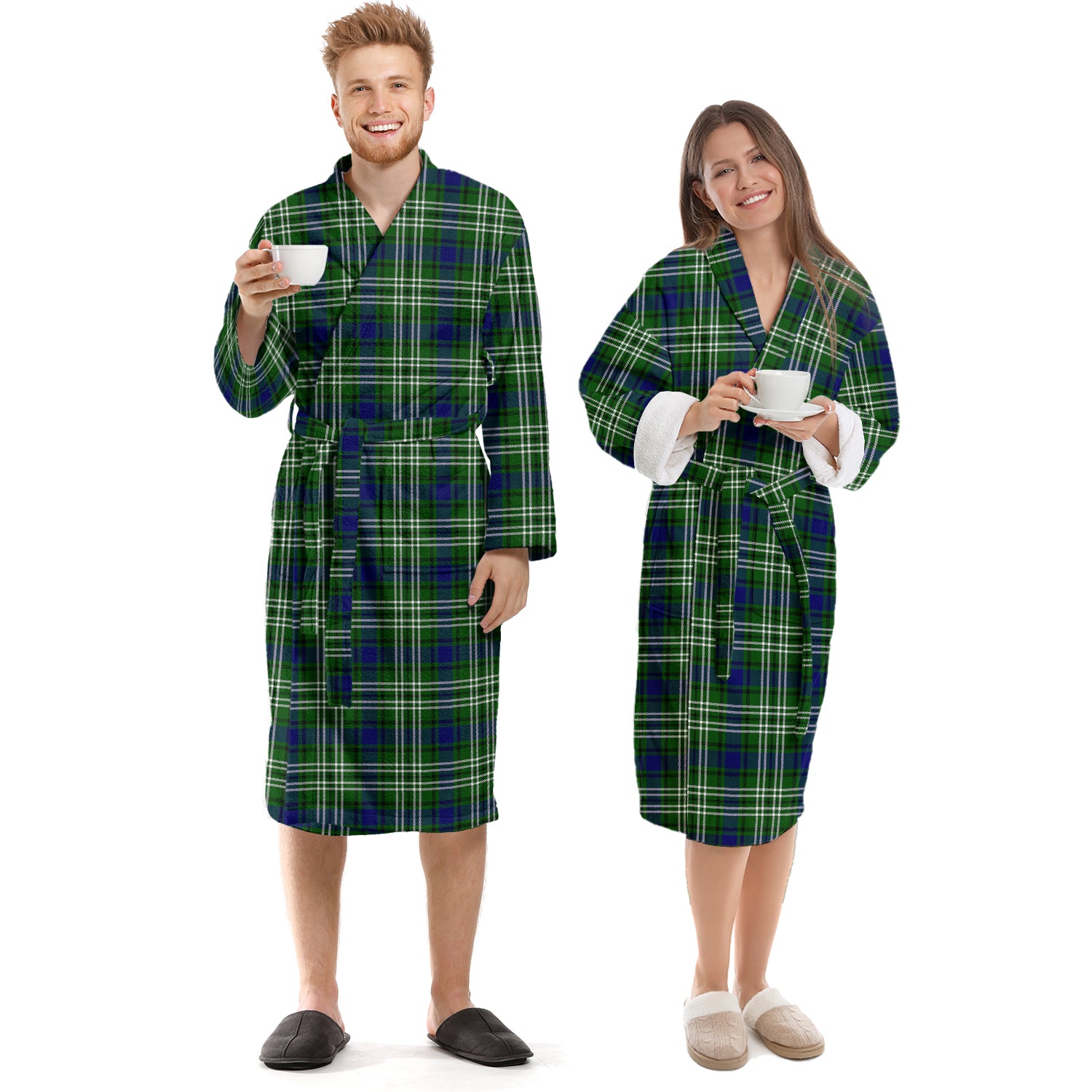 Blackadder Tartan Bathrobe Unisex S - Tartan Vibes Clothing