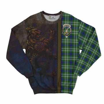 Blackadder Tartan Family Crest Sweatshirt Alba Gu Brath Be Brave Lion Ancient Style Unisex - Tartan Vibes Clothing