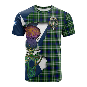 Blackadder Tartan Family Crest Cotton T-shirt Scottish Thistle Celtic Inspired Kid's Shirt - Tartan Vibes Clothing