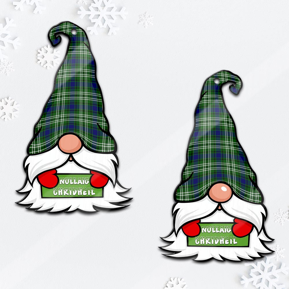 Blackadder Gnome Christmas Ornament with His Tartan Christmas Hat - Tartan Vibes Clothing