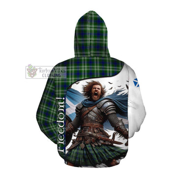 Blackadder Crest Tartan Cotton Hoodie Inspired by the Freedom of Scottish Warrior Pullover Hoodie - Tartan Vibes Clothing