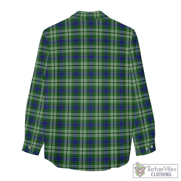 Blackadder Tartan Women's Casual Shirt with Family Crest - Tartan Vibes Clothing