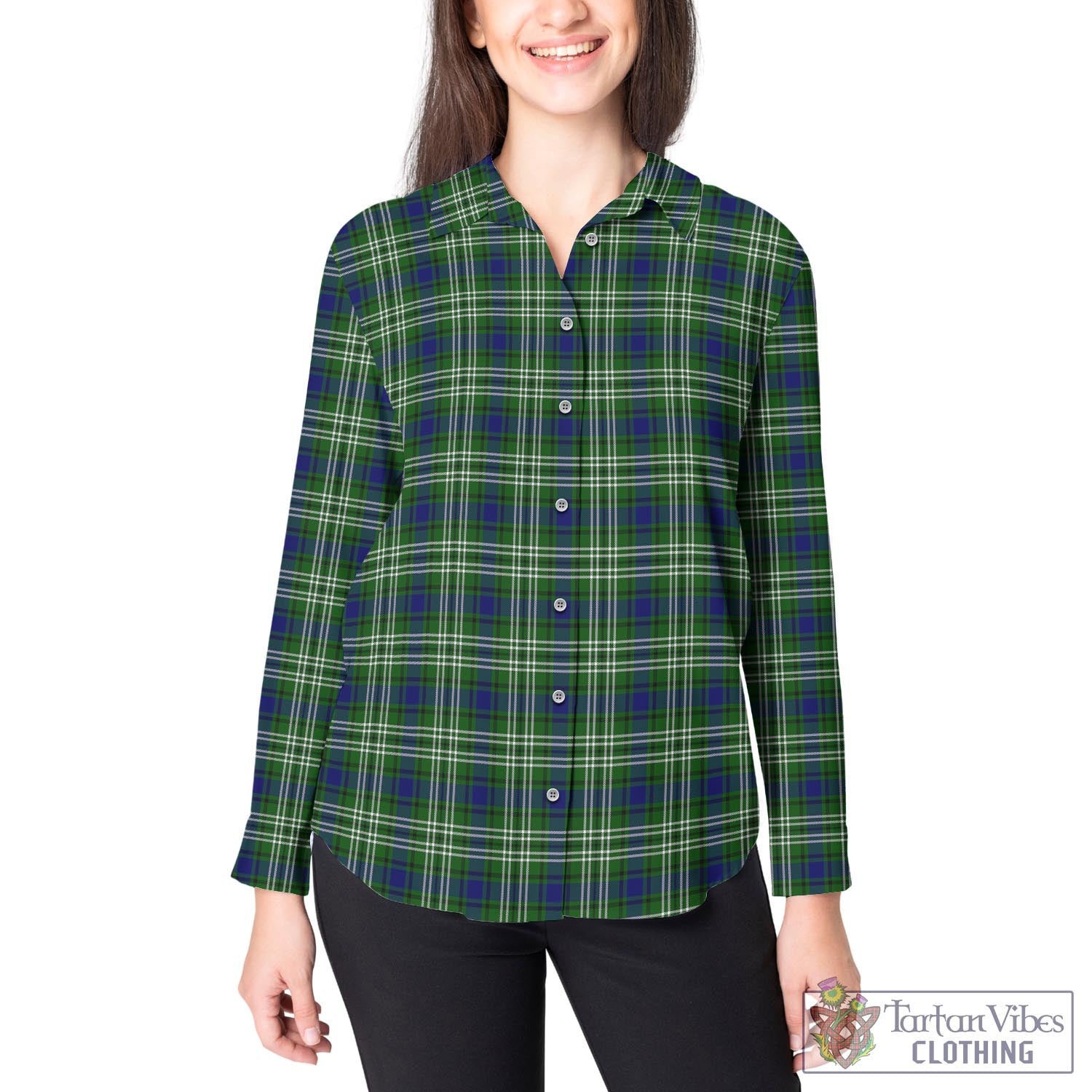 Blackadder Tartan Womens Casual Shirt