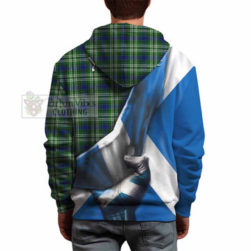 Blackadder Tartan Hoodie with Family Crest Scotland Patriotic Style - Tartan Vibes Clothing