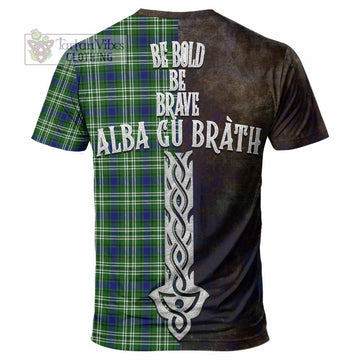 Blackadder Tartan Family Crest T-Shirt Alba Gu Brath Be Brave Lion Ancient Style - Tartan Vibes Clothing