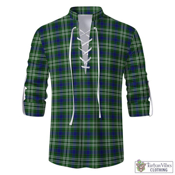 Blackadder Tartan Men's Scottish Traditional Jacobite Ghillie Kilt Shirt - Tartan Vibes Clothing