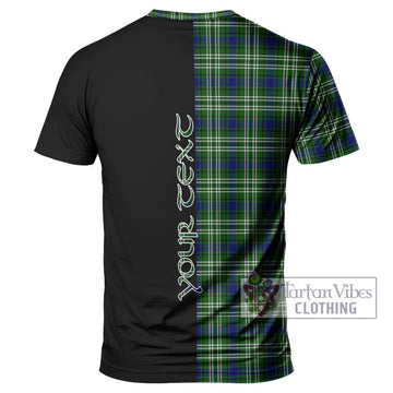 Blackadder Tartan T-Shirt with Family Crest and Half Of Me Style - Tartan Vibes Clothing