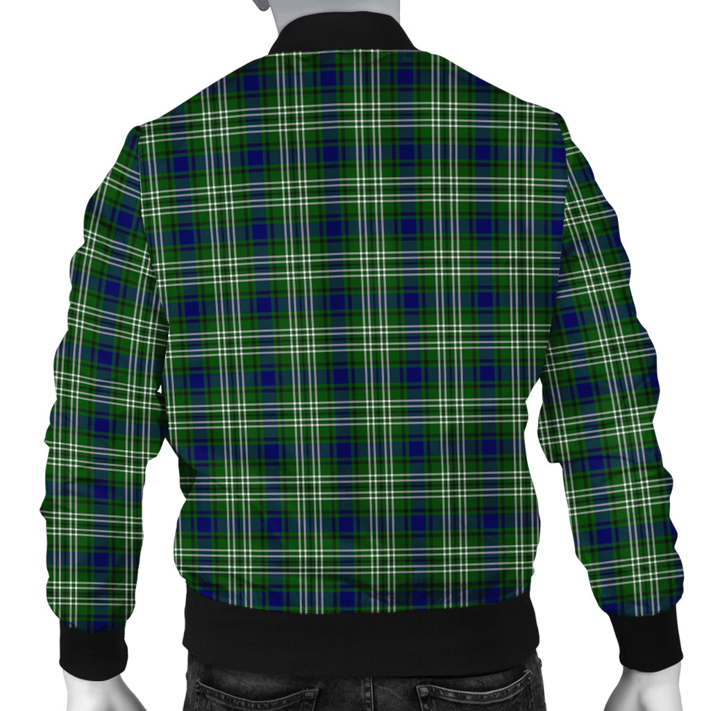 Blackadder Tartan Bomber Jacket with Family Crest - Tartanvibesclothing