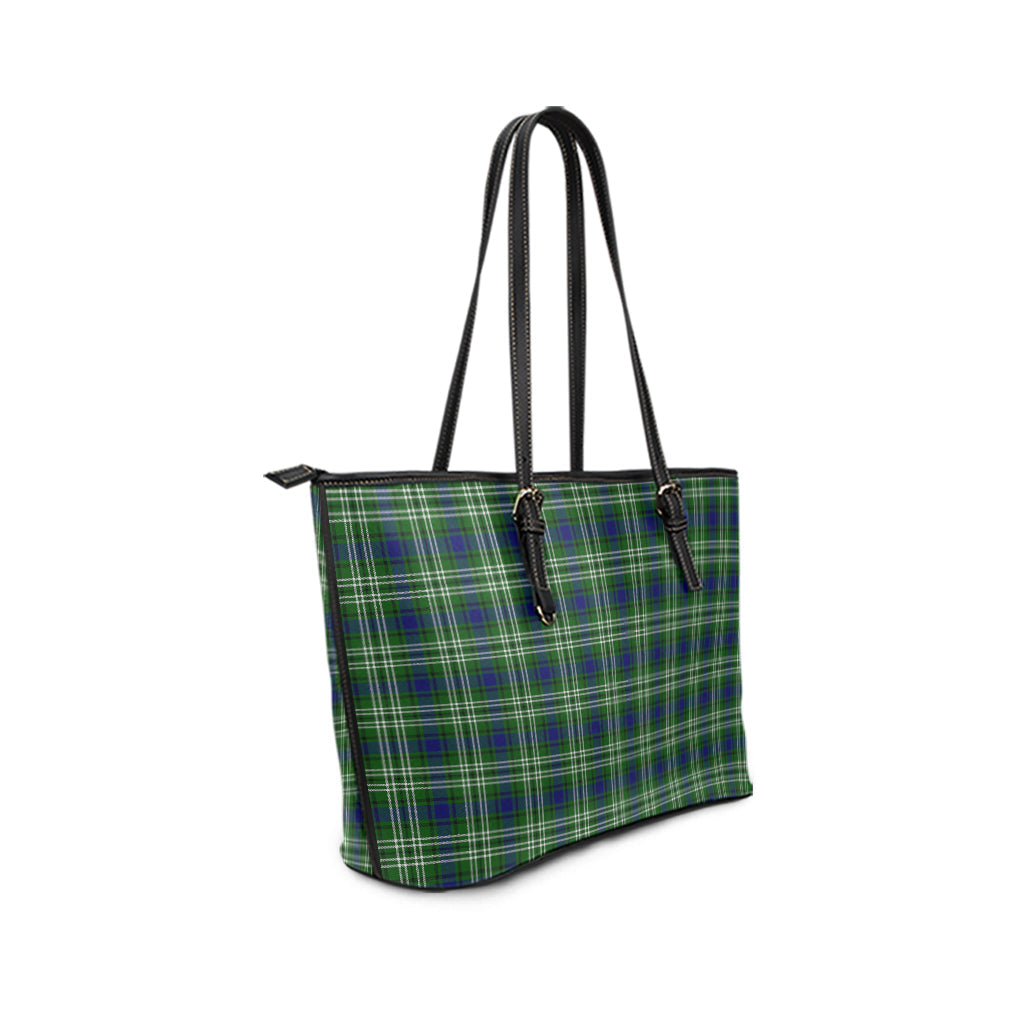 Blackadder Tartan Leather Tote Bag - Tartan Vibes Clothing