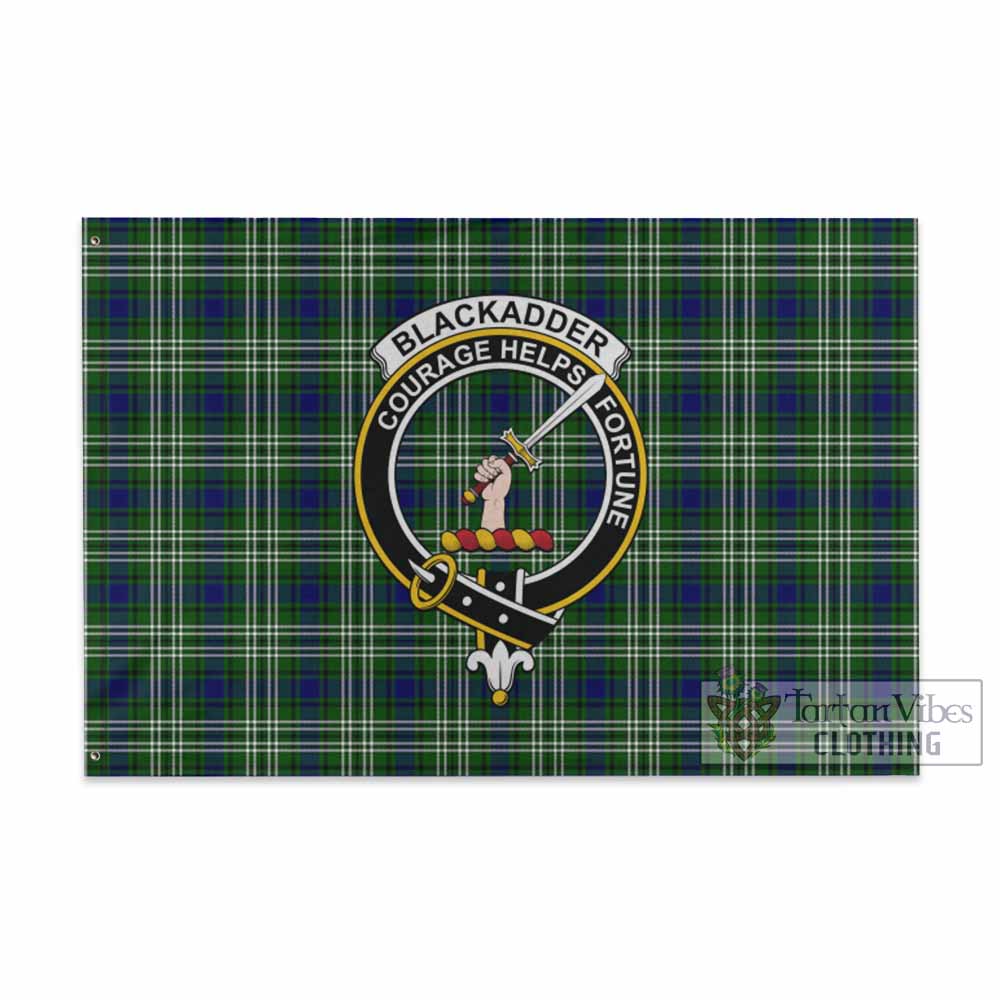 Blackadder Tartan House Flag with Family Crest - Tartan Vibes Clothing