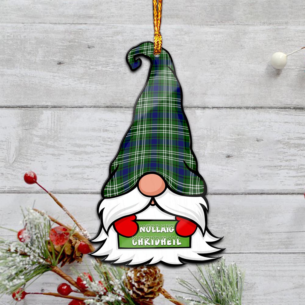 Blackadder Gnome Christmas Ornament with His Tartan Christmas Hat - Tartan Vibes Clothing