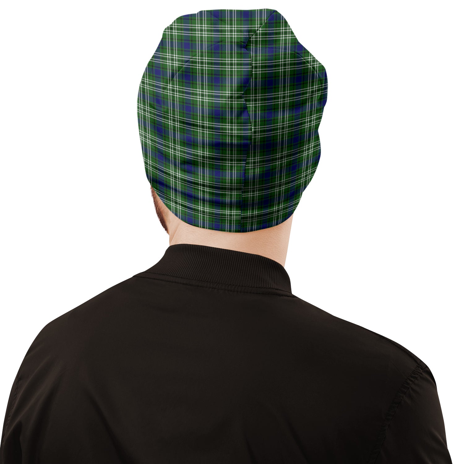 Blackadder Tartan Beanies Hat with Family Crest - Tartanvibesclothing