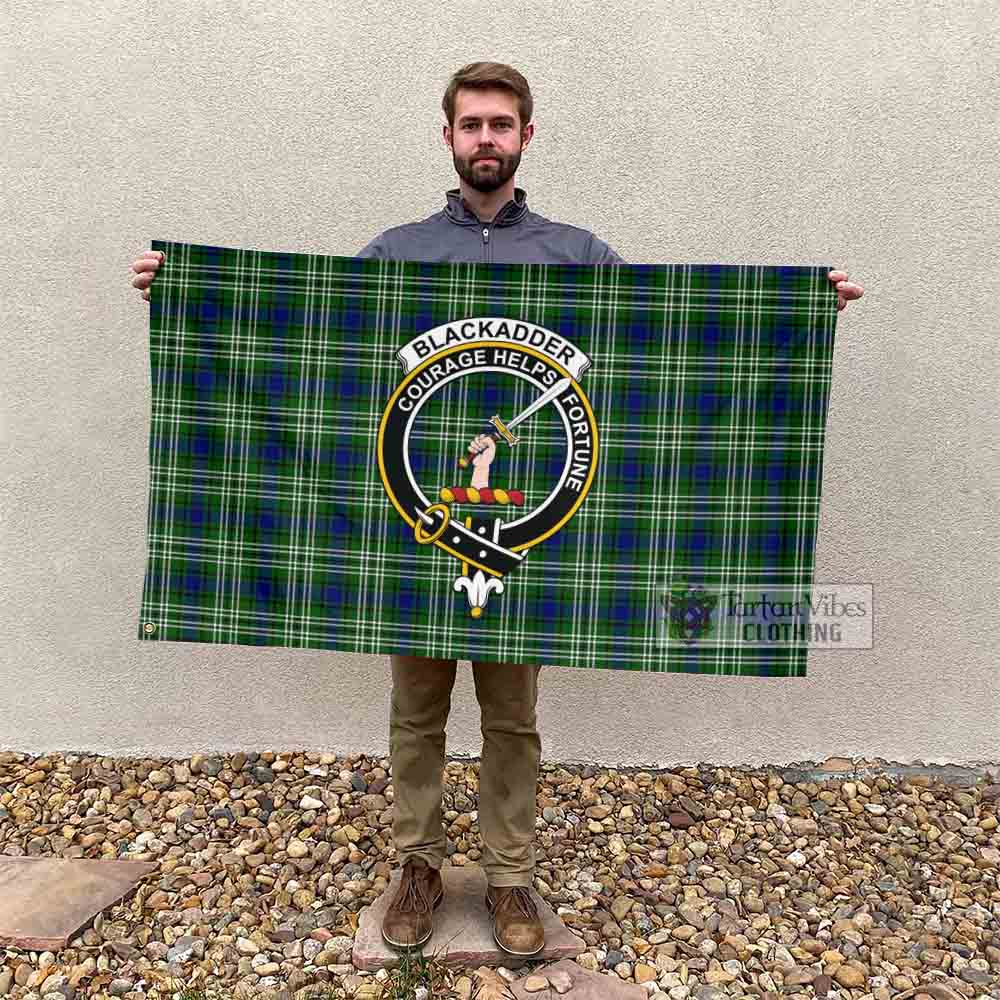 Blackadder Tartan House Flag with Family Crest - Tartan Vibes Clothing