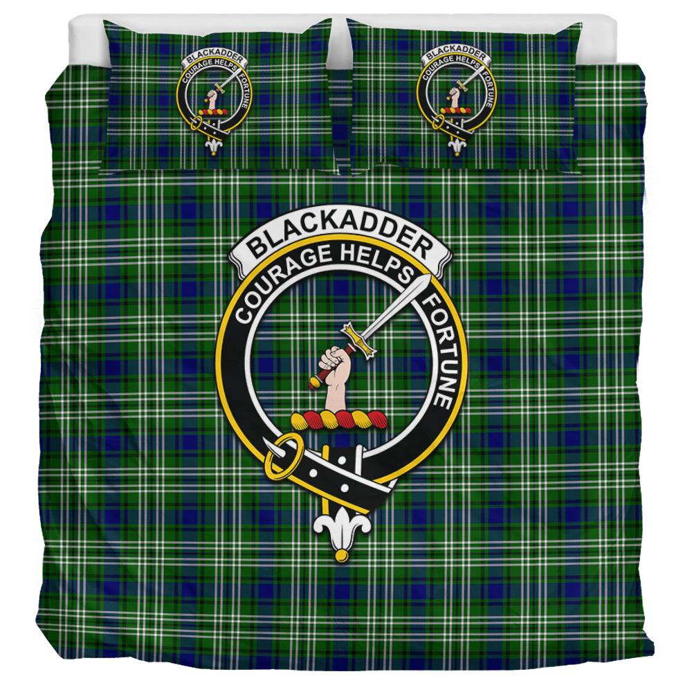 Blackadder Tartan Bedding Set with Family Crest - Tartan Vibes Clothing