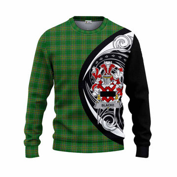 Blacke Irish Clan Knitted Sweater Celtic Circle Style Unisex - Tartan Vibes Clothing