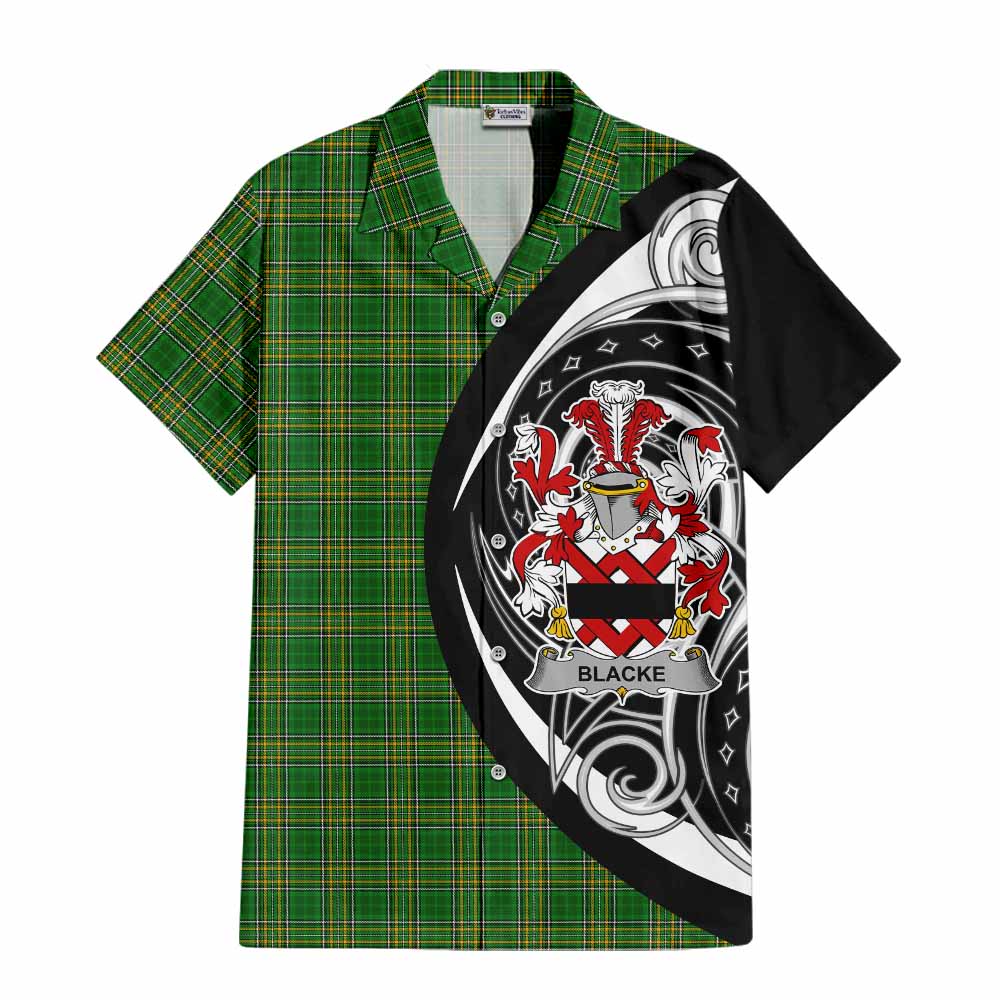 Blacke Irish Clan Hawaiian Shirt Celtic Circle Style Kid - Tartan Vibes Clothing