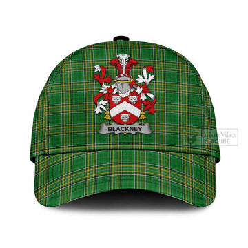 Blackney Irish Clan Tartan Classic Cap with Coat of Arms