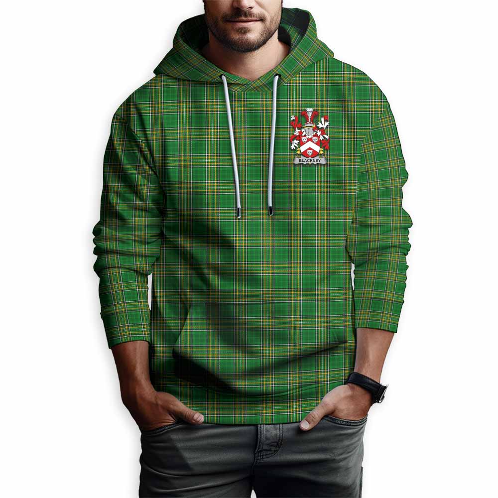 Blackney Irish Clan Tartan Hoodie with Coat of Arms