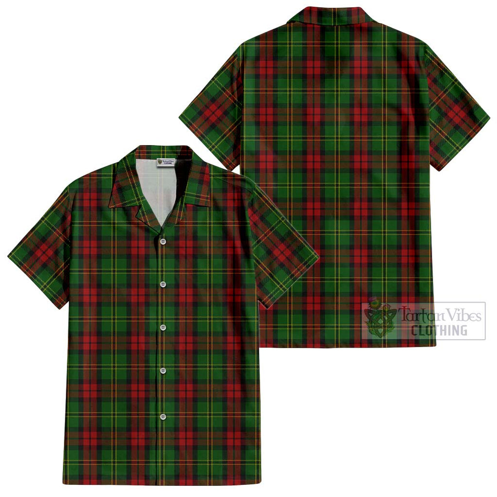 Blackstock Hunting Tartan Cotton Hawaiian Shirt Kid - Tartanvibesclothing Shop