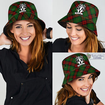 Blackstock Hunting Tartan Bucket Hat with Family Crest