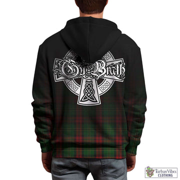 Blackstock Hunting Tartan Hoodie Featuring Alba Gu Brath Family Crest Celtic Inspired