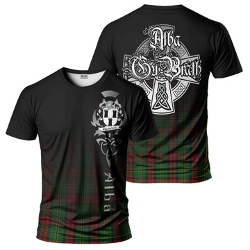 Blackstock Hunting Tartan T-Shirt Featuring Alba Gu Brath Family Crest Celtic Inspired