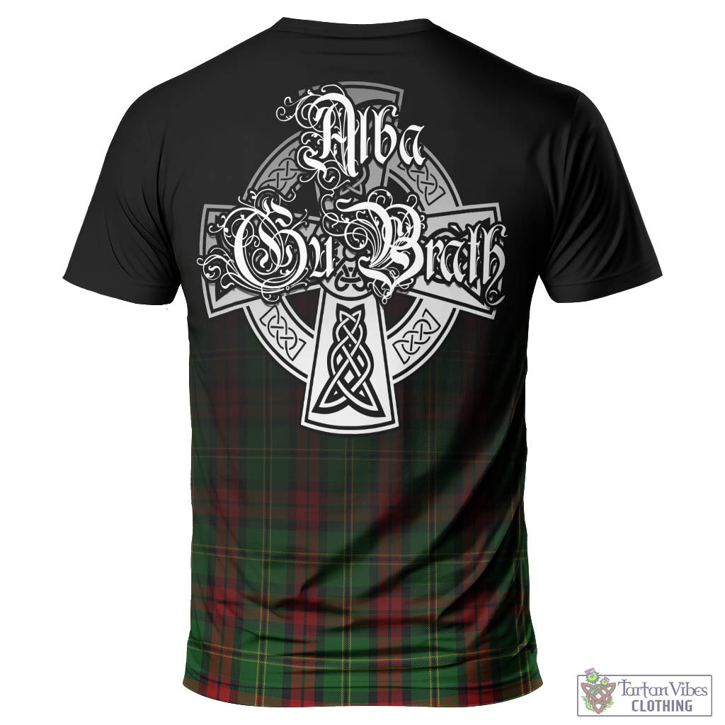 Tartan Vibes Clothing Blackstock Hunting Tartan T-Shirt Featuring Alba Gu Brath Family Crest Celtic Inspired