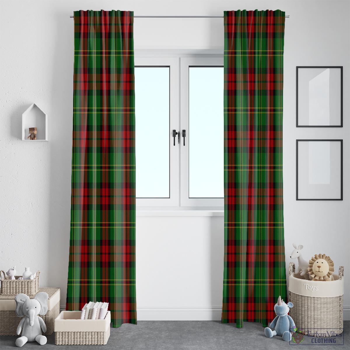 Blackstock Hunting Tartan Window Curtain