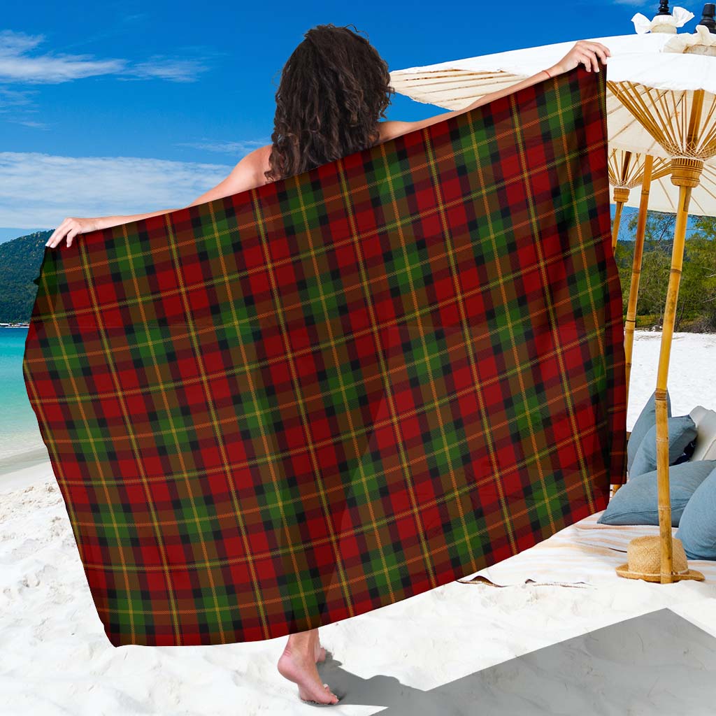 Tartan Vibes Clothing Blackstock Red Dress Tartan Sarong