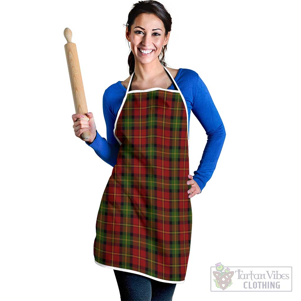 Blackstock Red Dress Tartan Apron White - Tartan Vibes Clothing