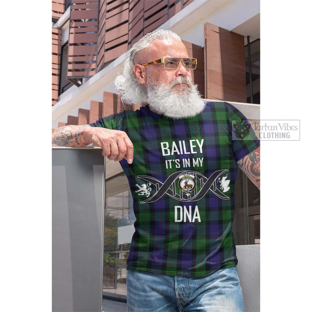 Tartan Vibes Clothing Blair Tartan Cotton T-shirt with Family Crest DNA In Me Style