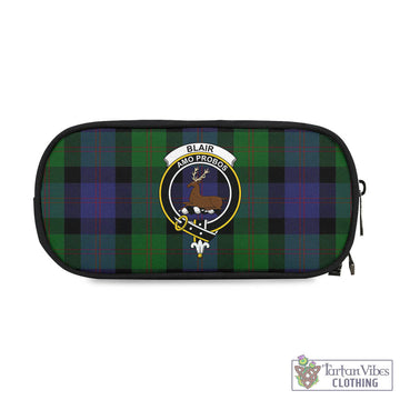 Blair Tartan Pen and Pencil Case with Family Crest