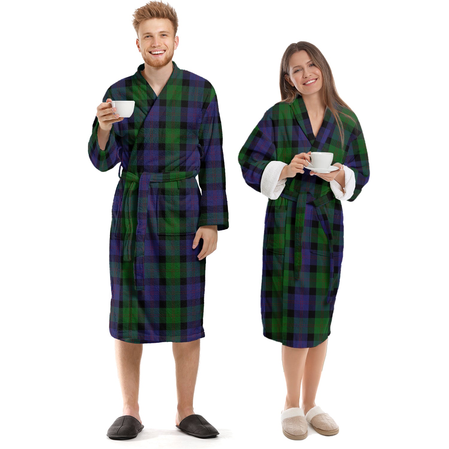 Blair Tartan Bathrobe Unisex S - Tartan Vibes Clothing